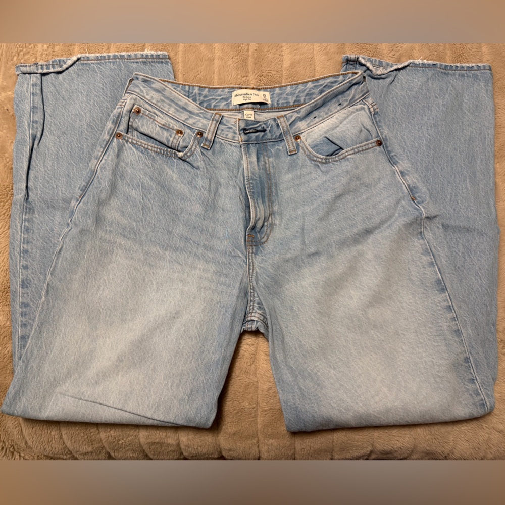 Abercrombie & Fitch Light Blue High Rise Jeans
